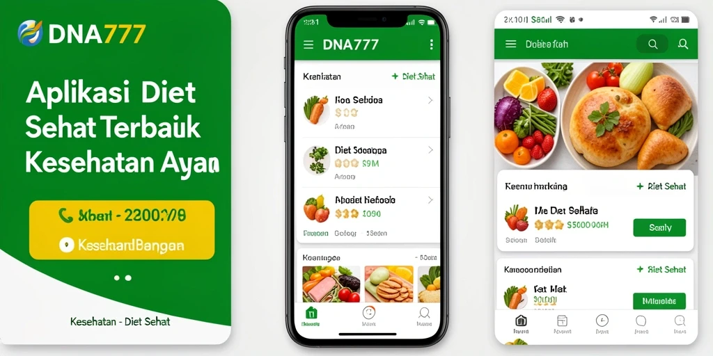 Tampilan antarmuka aplikasi DNA777 yang menarik dan informatif.