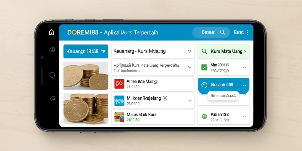 Tampilan antarmuka DOREMI88 yang sederhana dan informatif.