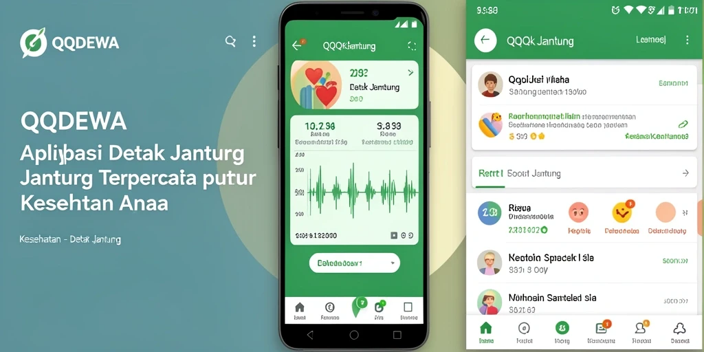 Tampilan antarmuka <strong>QQDEWA</strong> yang sederhana dan menarik.