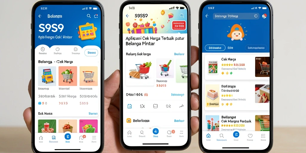 Tampilan antarmuka S9S9 yang intuitif dan user-friendly untuk Cek Harga.