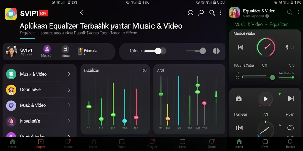 Tampilan antarmuka SVIP1 yang modern dan fungsional.