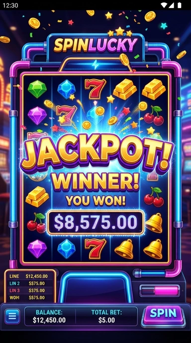 spinlucky tampilan beranda
